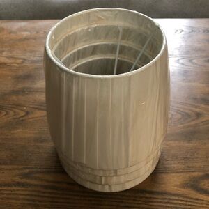 Lampshades Small  White Quantity Four NWOT